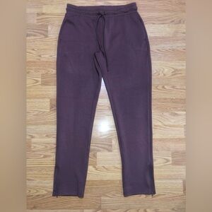 RECREATION BY THREAD & SUPPLY MUTED Purple pant with zipper accent
